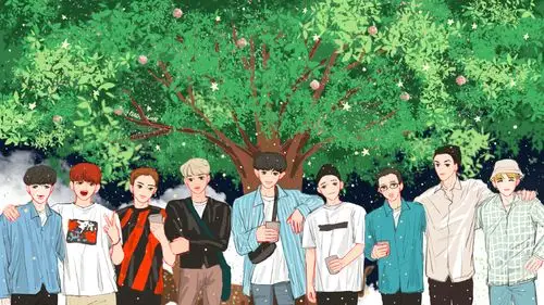 exo cr:甜桃月亮 - 堆糖,美图壁纸兴趣社区