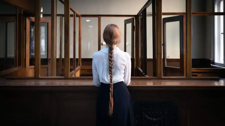 女孩,背影,长长的辫子,电脑壁纸