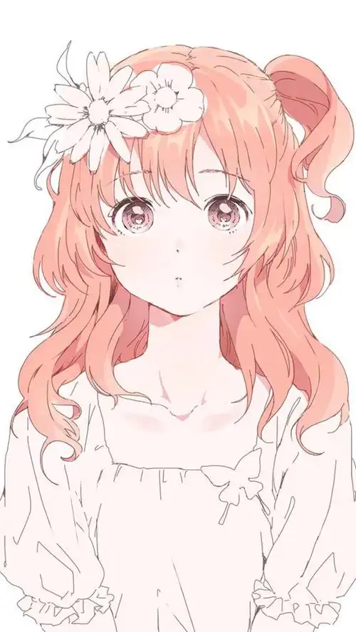 手绘 少女 封面 头像 人物 p站 二次元 壁纸 原创 水手服 意境 森系