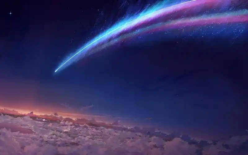 【amv/你的名字/秒速五厘米/混剪】属于我们的梦想——仰望星空