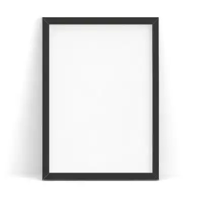 边框简约黑色金属框架家具画框素材