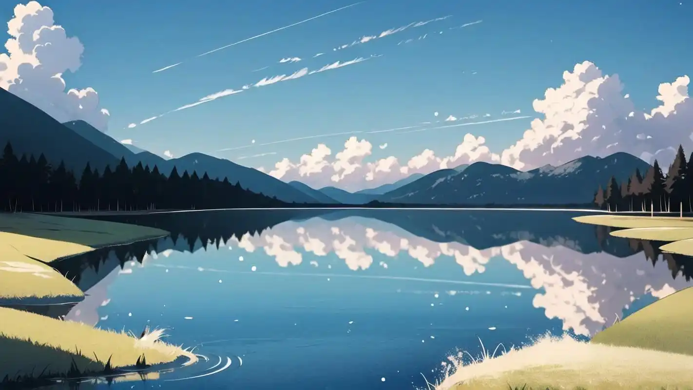 高清简约干净湖面壁纸92 亲们,这几款高清简约的湖面壁纸,真的太美