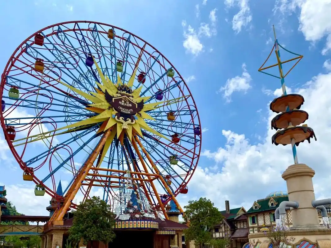 英德巧克力95王国 游乐场98地址:英德巧克力王国 9315停车
