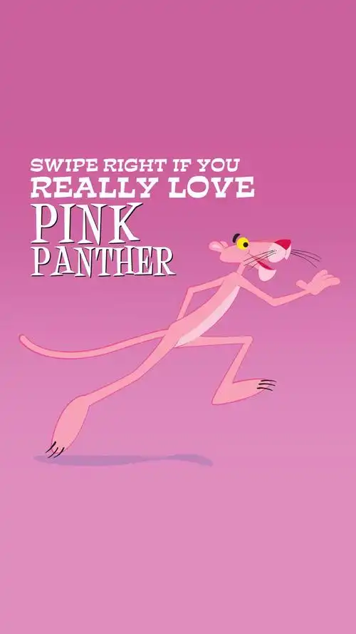 粉红顽皮豹图片高清手机壁纸