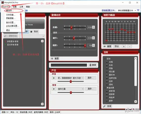 变声大师morphvoxpro电脑语音变声器软件v448114621中文版