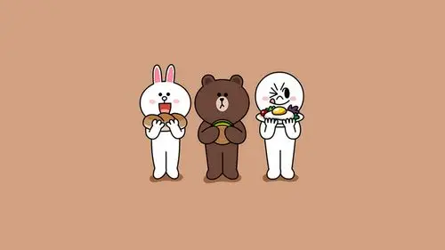 布朗熊和可妮兔,高清图片-壁纸族