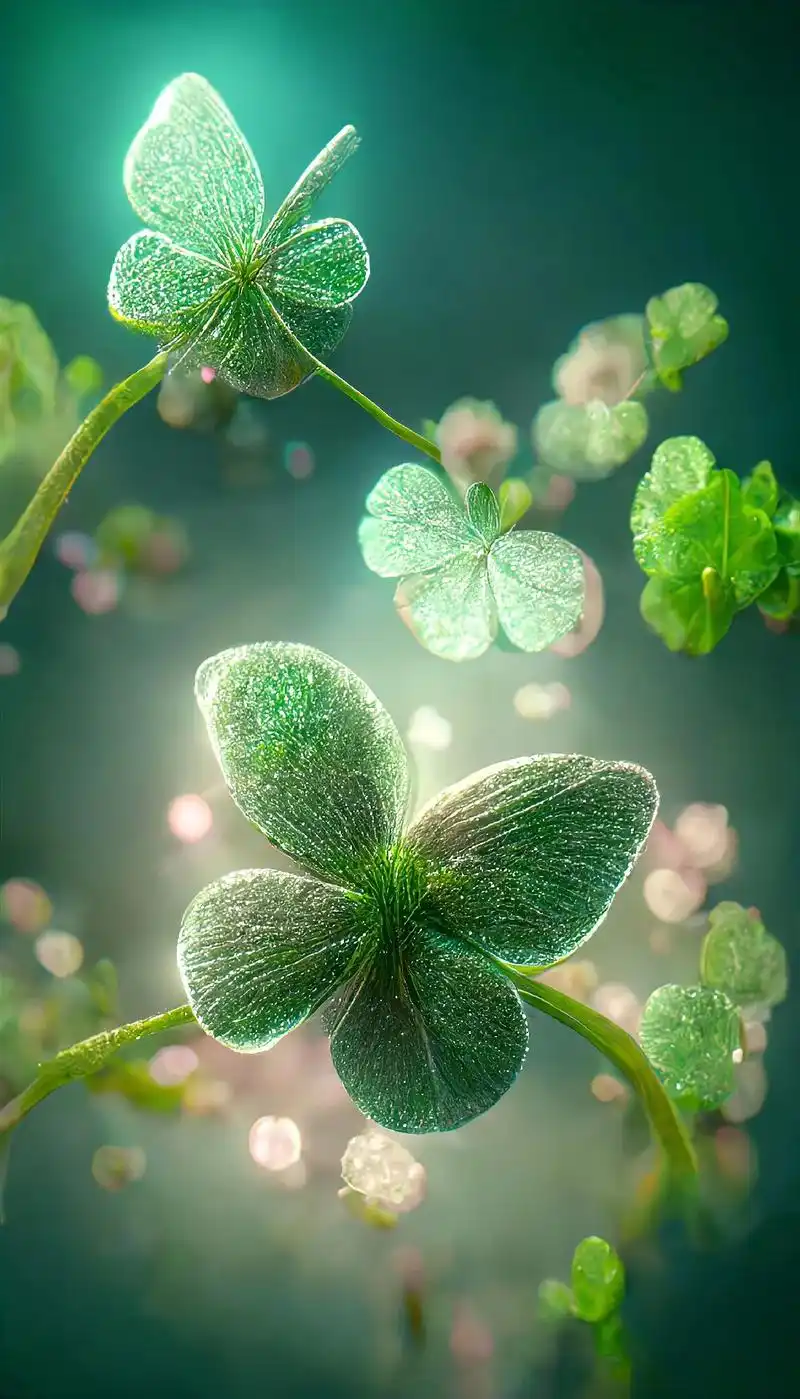 四叶草花语—好运和幸运.大数据是不会乱推的,当你 - 抖音