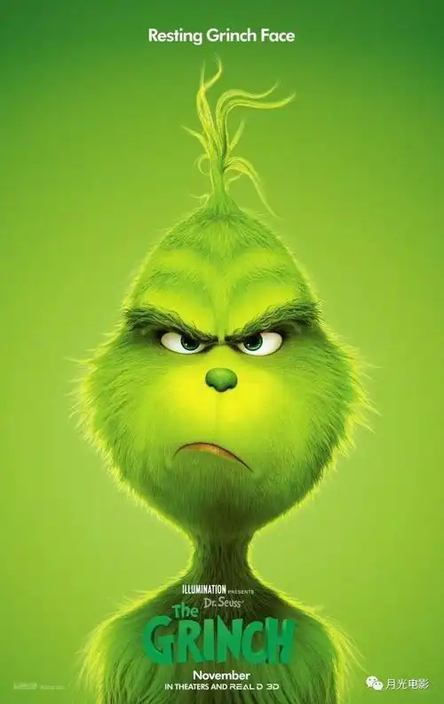 绿毛怪格林奇贱萌绿毛怪大闹圣诞节