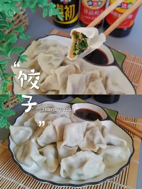 不会翻车猪肉韭菜馅水饺09