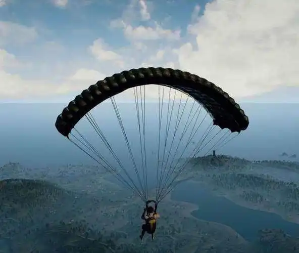 我随着人群登上了飞机,飞行了一段时间后,有人强塞给我一个降落伞