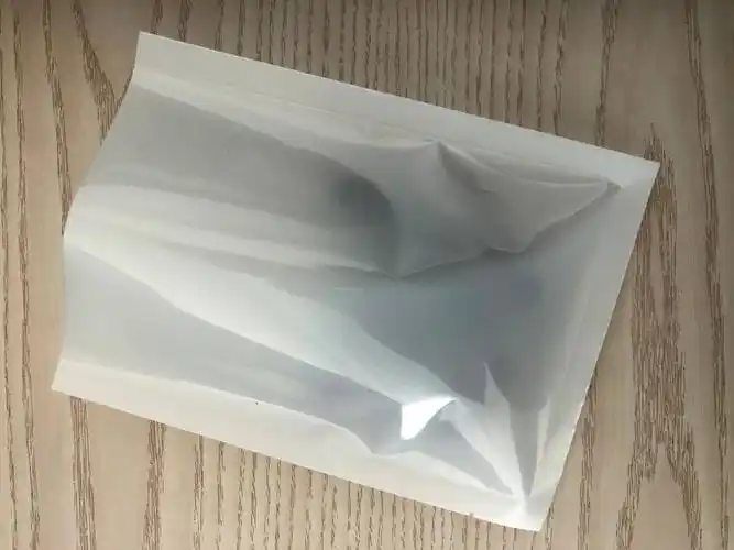 食品级真空包装袋一面透明一面白三面密封袋小袋坚果肉的平底真空袋 -