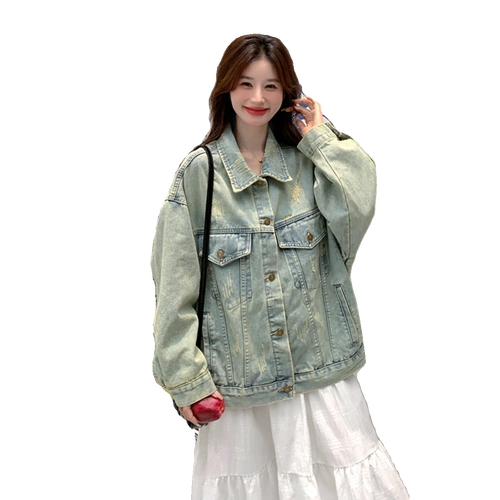 新款k188现货首发复古宽松牛仔外套2c09010512024春季p135