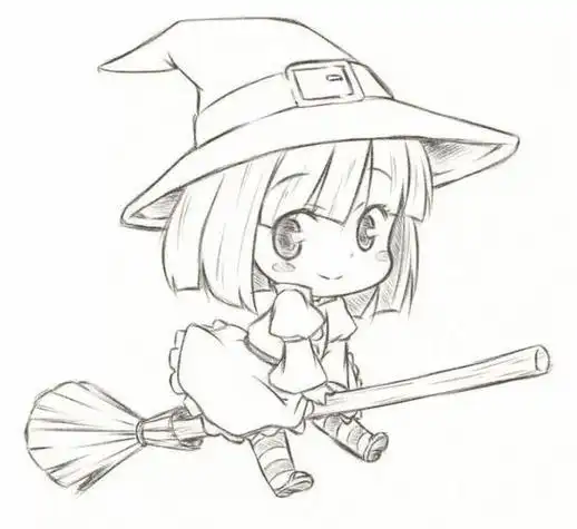 卡通动漫简笔画人物步骤