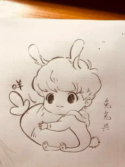 评论带图的正确用法!八组第一届张艺兴q版简笔画大赛