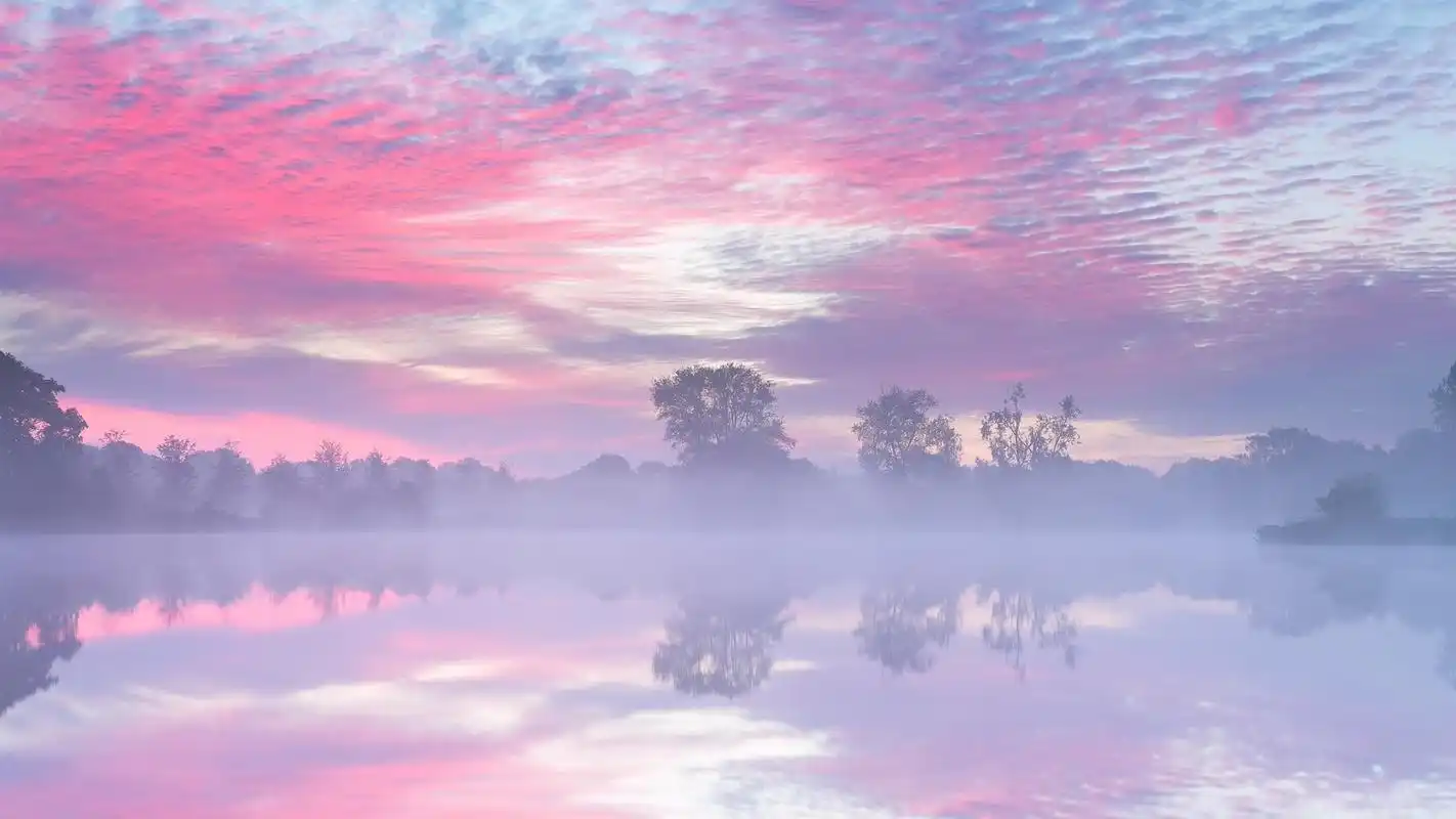 湖水倒影唯美风景高清桌面壁纸高清大图预览1920x1200_风景壁纸下载