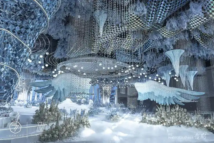 台州世纪婚礼梦幻冰川蓝与极光的完美邂逅