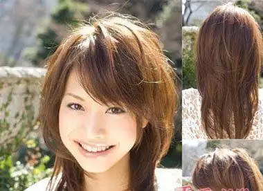 女生中长碎发发型大全 女孩子中长碎发发型图片欣赏