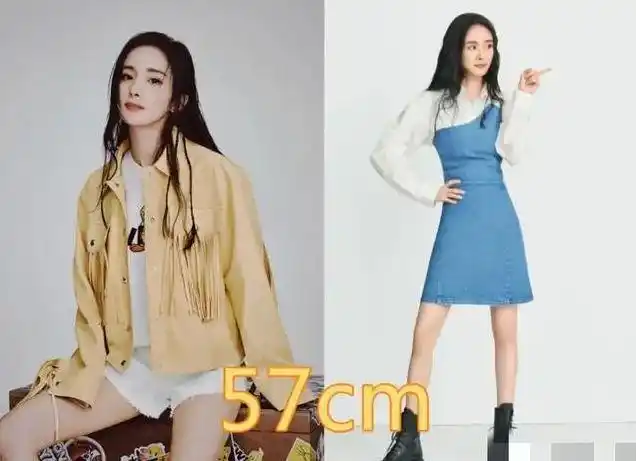 女明星腰围杨幂57cm泫雅58cm看到迪丽热巴不愧是胖迪