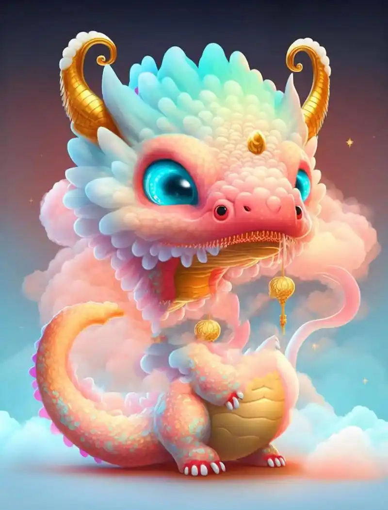 呆萌可爱的小龙龙93 二月二.龙抬头 风调雨顺好兆头 9015你我.