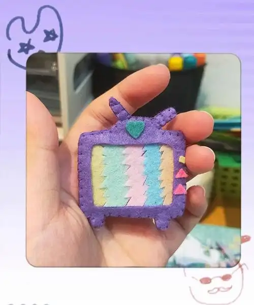 手工不织布电视机