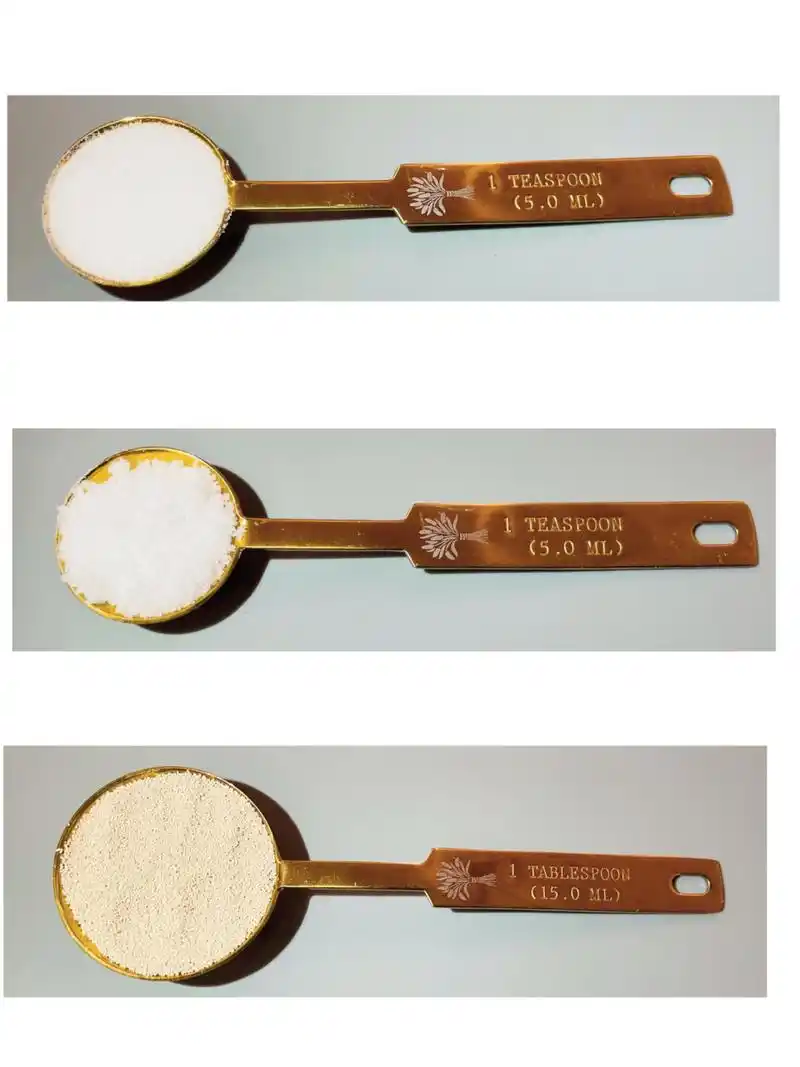 家里倒是有量杯和量勺,可是300克面粉到底等于多少毫升?百度了半天