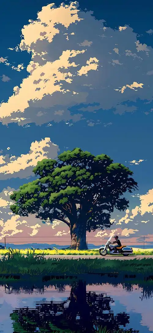 手机壁纸丨宫崎骏的夏天    #二次元新鲜事