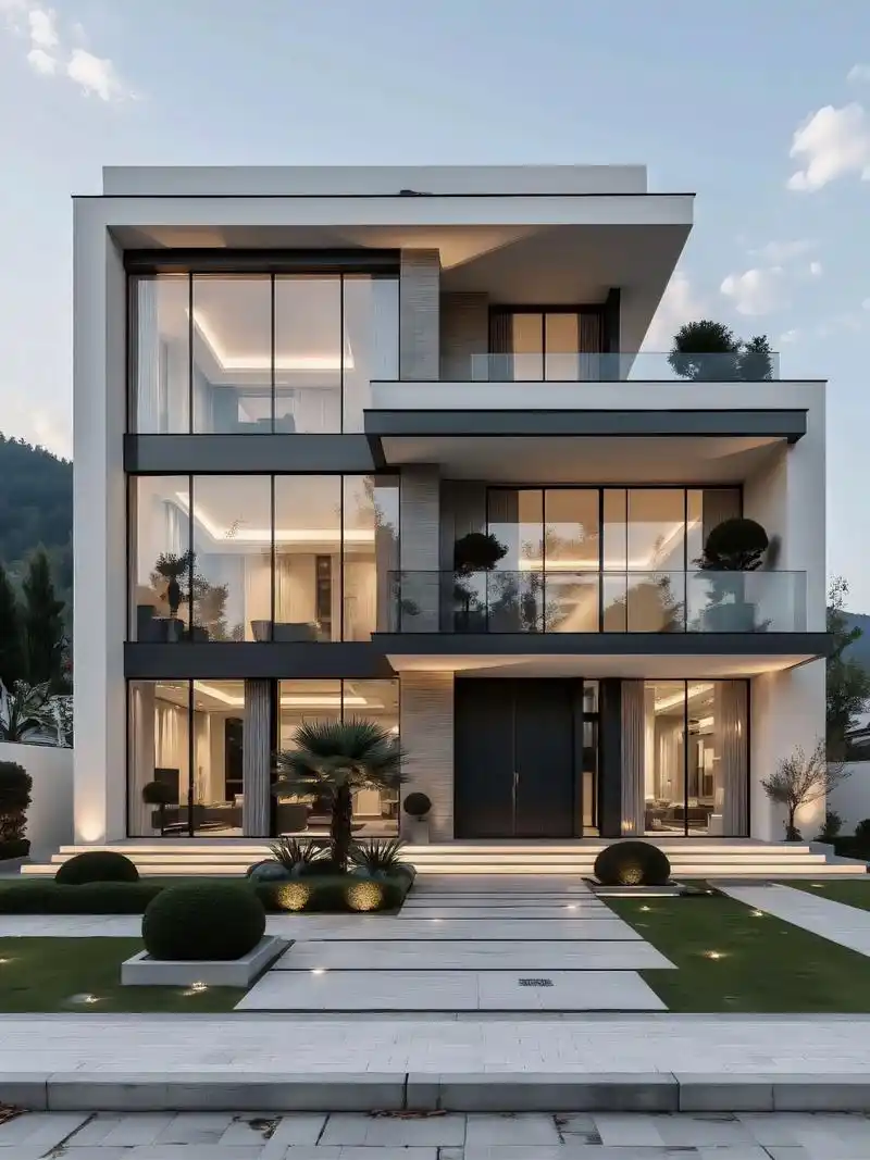 越简单的别墅越高级#现代风别墅 #农村自建房 #农村自建别墅