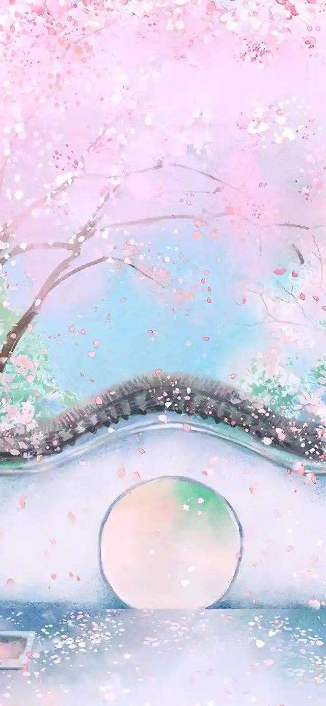 分享一些小清新古风中国风插画壁纸