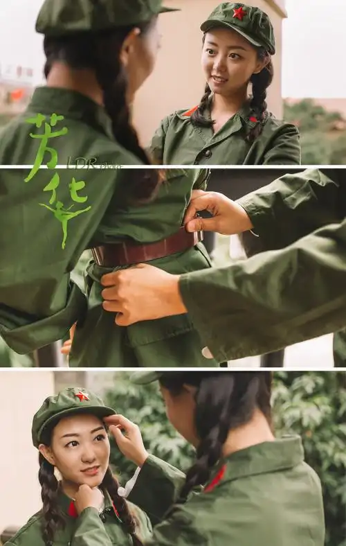 芳华——懵懵懂懂少女兵,青春容颜铸芳华