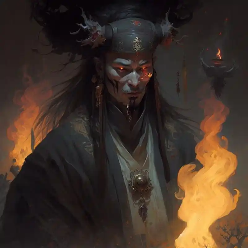 十殿阎罗(其一) 阎王在中国民间影响很大,传说他是阴间的国王,人死后