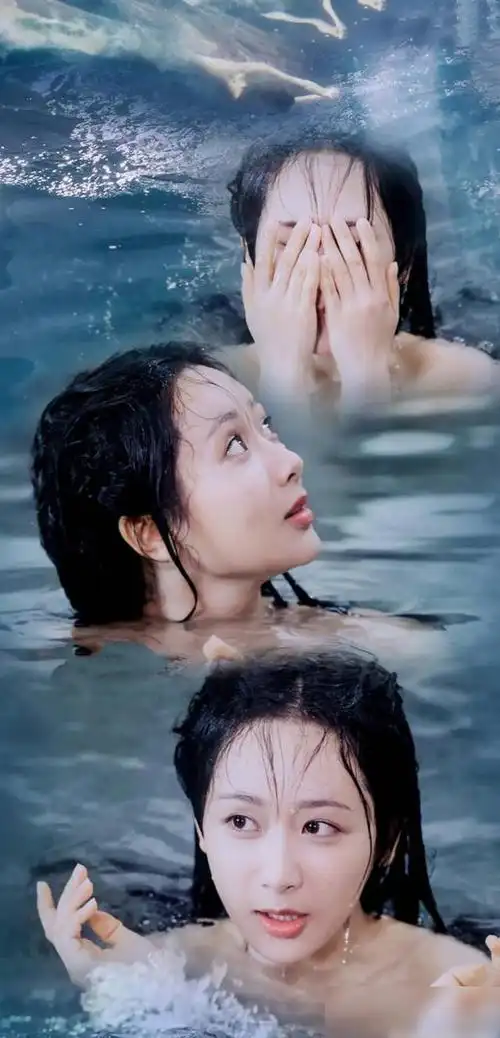 古装沐浴的美人杨紫出水芙蓉她露天洗澡后还要和男主决斗