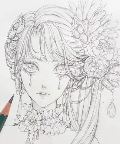 漫画素描图片人物漫画素描图片人物简单