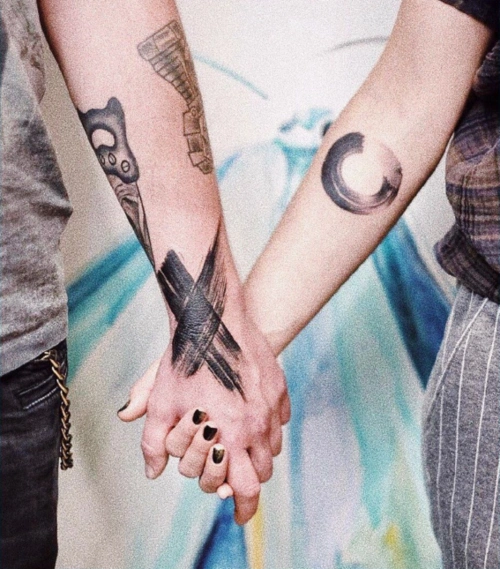 新款2020情侣纹身图片大全有专属意义的情侣纹身设计8
