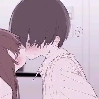 情侣头像卡通呆萌一左一右给你倾城的温柔