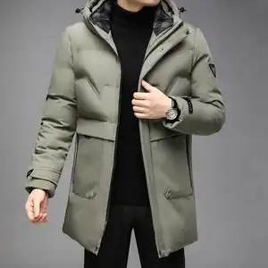 30到40多岁穿的中款50爸爸冬装外套男士羽绒棉服三四五十中年人.