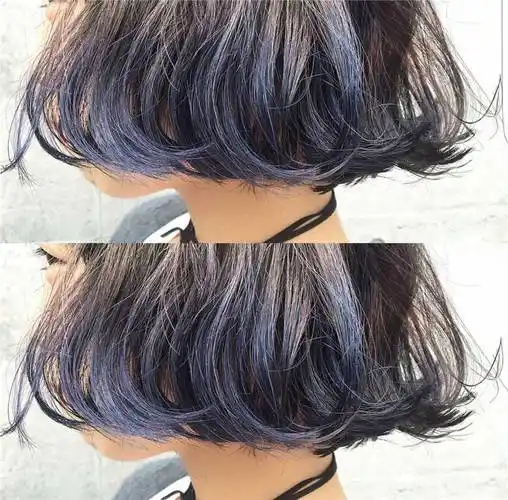 短发挑染搭配