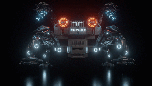 机械人物 定制vj素材