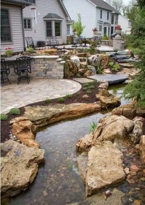 宁波庭院设计---别墅庭院水景设计类型总有一款您中意_宁波庭院设计