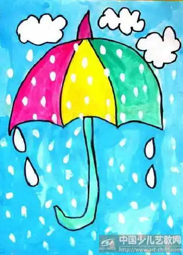 作品名称:  《漂亮的小雨伞》
