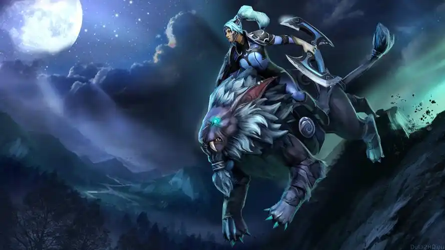 露娜图片dota2英雄图片