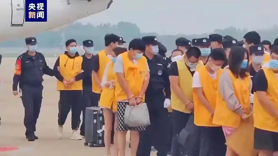 680余名中国籍涉赌诈违法犯罪嫌疑人被分批从柬埔寨押解回国