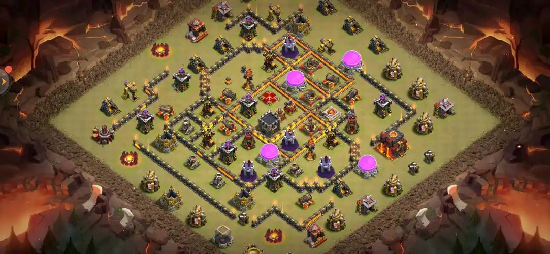 部落冲突十本部落战阵型分享