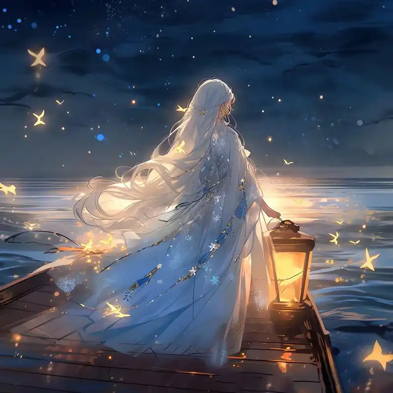 蓝色系的仙气飘飘,大爱!▏古风女生头像