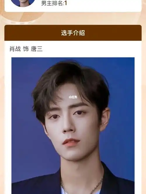 肖战 微信公众号添加"艺绽"找到活动,扫码进入,点排行榜,第一名就是肖