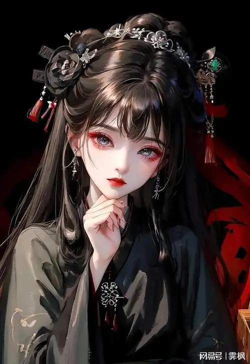 古风女子头像,桃之夭夭,灼灼其华_网易订阅