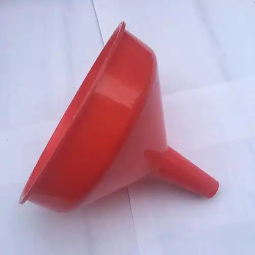 大号红色塑料漏斗大口径油漏水漏厨房漏斗油漏酒漏酱醋漏厨房