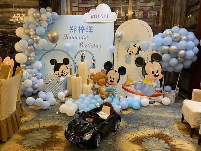 宝宝周岁生日生日宴布置周岁生日文案