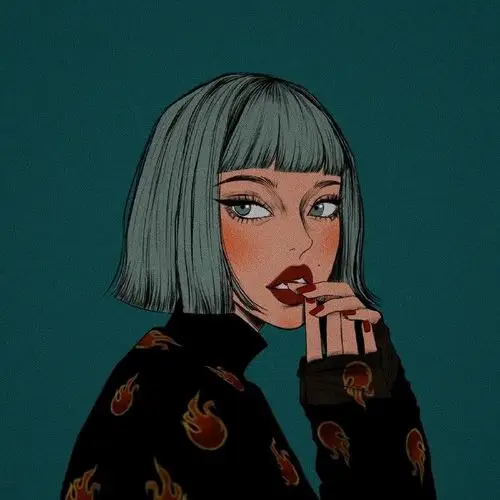 女生漫画高冷头像分享