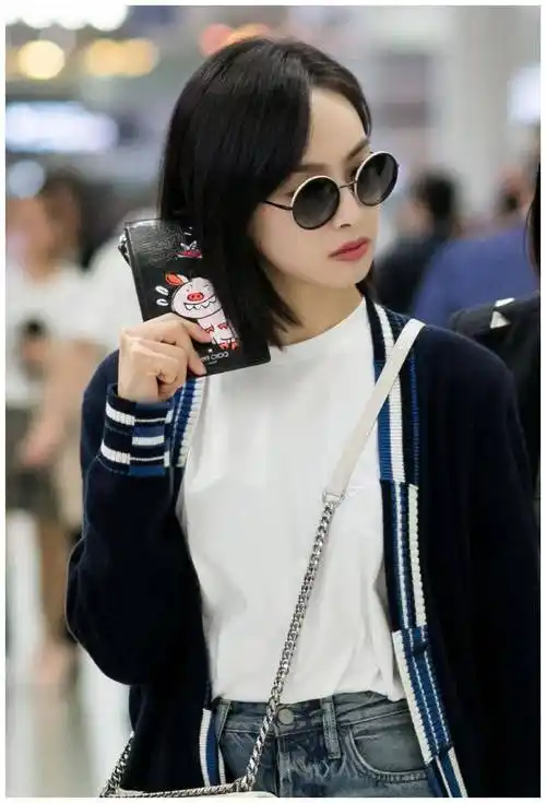 原创32岁宋茜为何那么美只是剪了齐肩波波头发型减龄又时髦