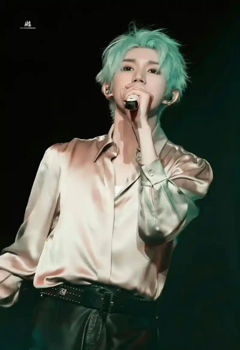 tfboys王源和时代少年团张真源的演唱会绿海,tf家族一代和二代的联动!